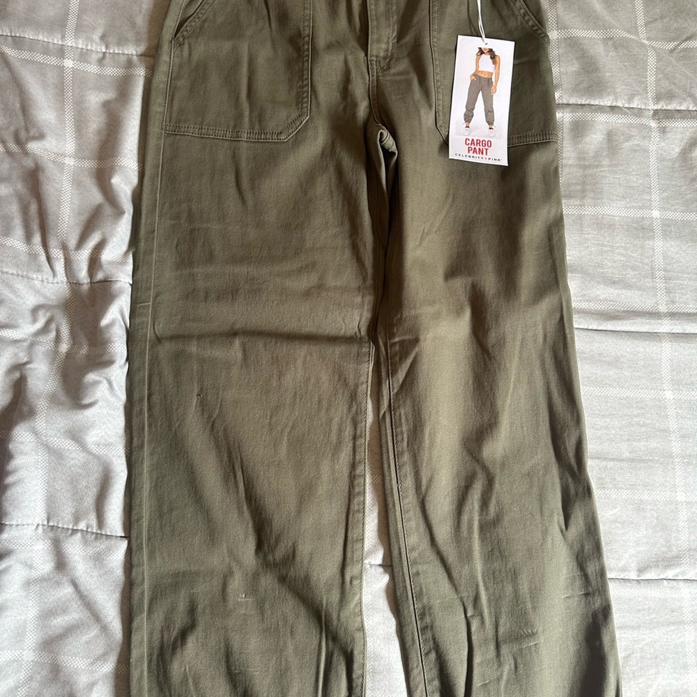 Women's Olive Cargo Capris